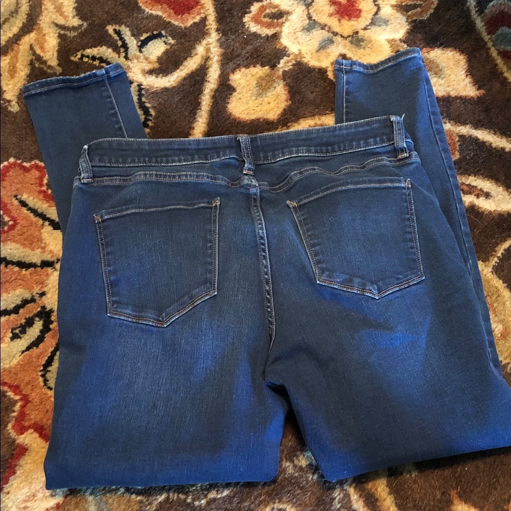 a.n.a Blue Stretch Jeggings - Slim High-Rise - Picture 2 of 3